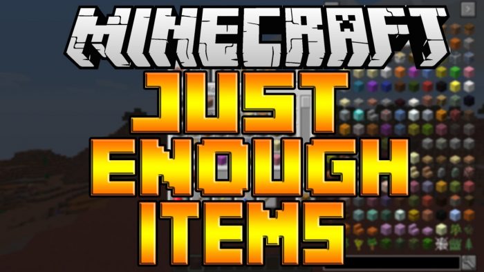 我的世界1.8.9物品管理器JEI（Just Enough Items）MOD